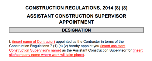 A10 Assistant Construction Supervisor Appointment 8 8