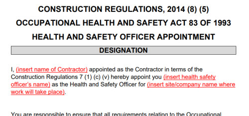 A11 Health and Safety Officer Appointment (8) (5)