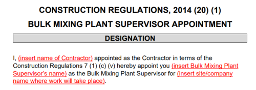 A13 Bulk Mixing Plant Supervisor Appointment (20) (1)