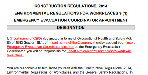 A24 Emergency Evacuation Coordinator ERW 9 (1)