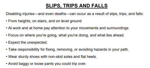 TB2 Slips Trips and Falls