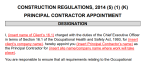 A3 Principal Contractor Appointment 5 1 k